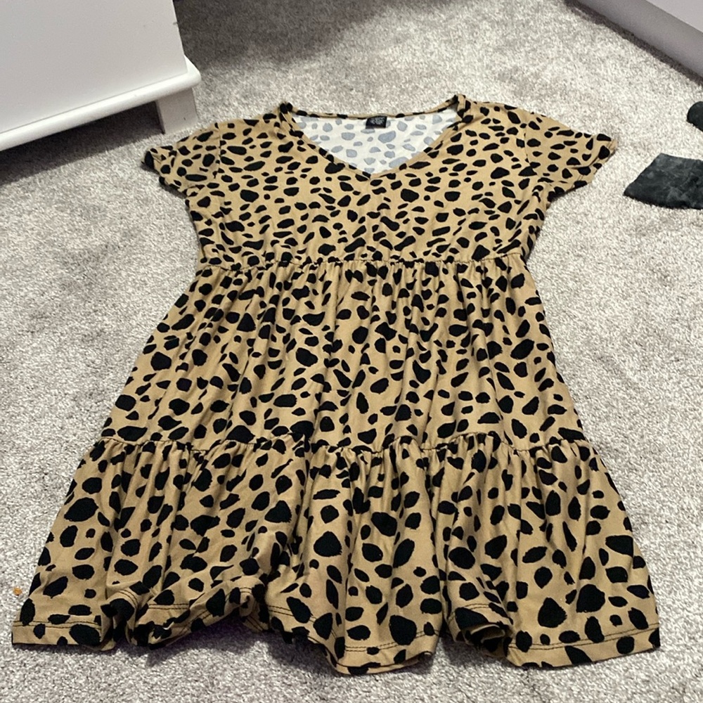 Leopard print dress